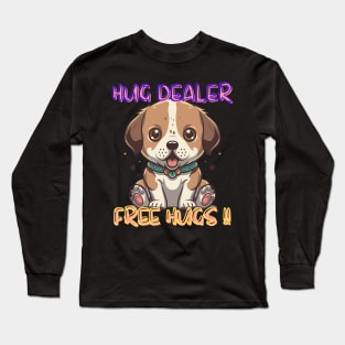 Hug Dealer cute dog Long Sleeve T-Shirt